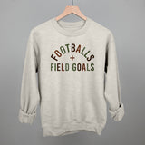 Footballs And Field Goals Aaria Tees