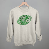 Floral Football Green Aaria Tees