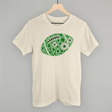 Floral Football Green Aaria Tees