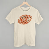 Floral Football Orange Aaria Tees