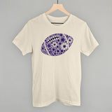 Floral Football Purple Aaria Tees