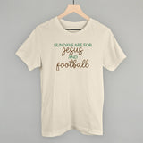Sundays Are For Jesus And Football Aaria Tees