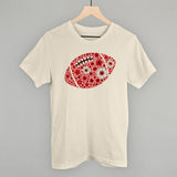 Floral Football Red Aaria Tees