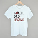 Coach Dad Legend (Football) Aaria Tees