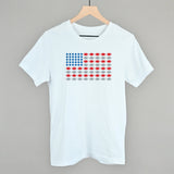Football American Flag Aaria Tees