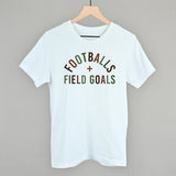 Footballs And Field Goals Aaria Tees