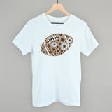 Floral Football Brown Aaria Tees