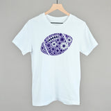 Floral Football Purple Aaria Tees