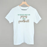 Sundays Are For Jesus And Football Aaria Tees