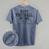 Busy Football Moms Club (Back Print) Aaria Tees