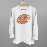 Floral Football Orange Aaria Tees