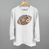 Floral Football Brown Aaria Tees