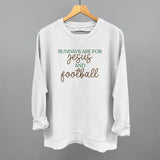 Sundays Are For Jesus And Football Aaria Tees