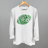 Floral Football Green Aaria Tees