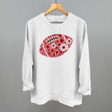 Floral Football Red Aaria Tees