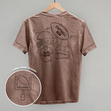 Football Mom Doodle (Back Print) Aaria Tees