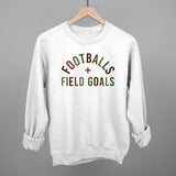 Footballs And Field Goals Aaria Tees