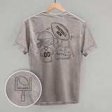Football Mom Doodle (Back Print) Aaria Tees