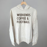 Weekends Coffee And Football Aaria Tees