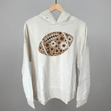 Floral Football Brown Aaria Tees