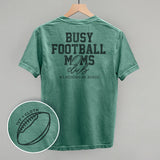 Busy Football Moms Club (Back Print) Aaria Tees