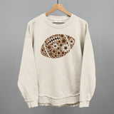Floral Football Brown Aaria Tees