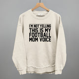 Football Mom Voice Aaria Tees
