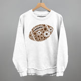 Floral Football Brown Aaria Tees