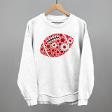 Floral Football Red Aaria Tees