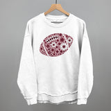 Floral Football Maroon Aaria Tees