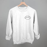 Game Day In Football Scribble (Left Chest) Aaria Tees