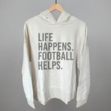 Life Happens. Football Helps. Aaria Tees