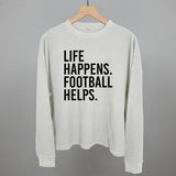 Life Happens. Football Helps. Aaria Tees