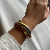 Infinity Multi Layered Bracelet Two-Tone Aaria Tees
