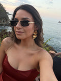 Maxine Hammered Statement Earring Aaria Tees