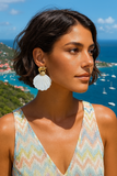Kyla Shell Earrings Aaria Tees