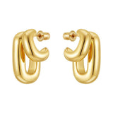 Hugo Double Hoop Earring Aaria Tees