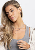 Codie Link Necklace Silver Aaria Tees
