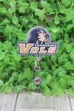 TN Vols Badge/ID Holder Reel Aaria Tees