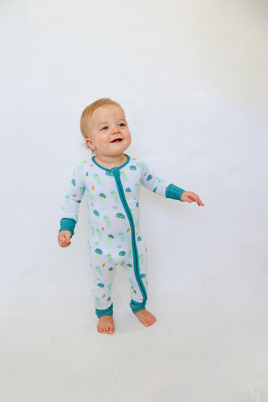 Jellyfish Baby Romper - Aaria Tees Aaria Tees
