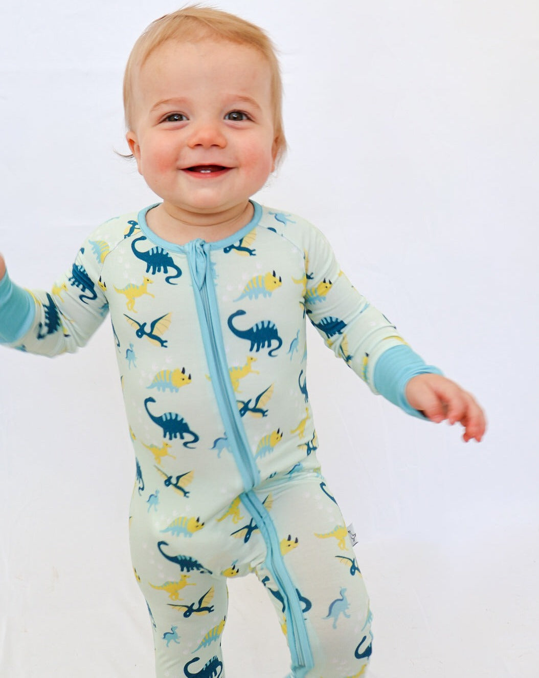 Baby Dinosaur Romper - Aaria Tees Aaria Tees