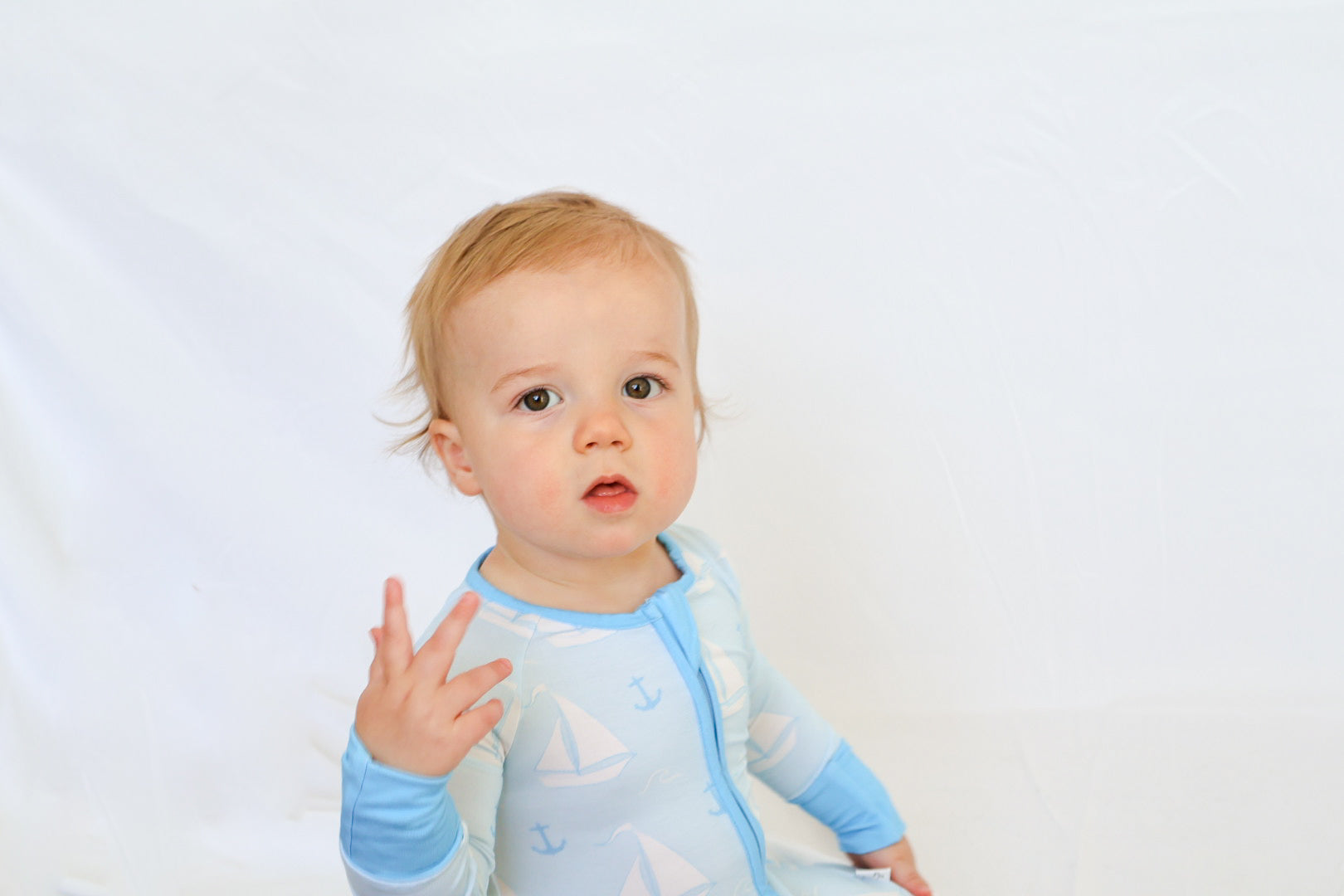 Sail Away Baby Romper - Aaria Tees Aaria Tees