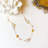 Opalite Gold Bezel Chain Aaria Tees
