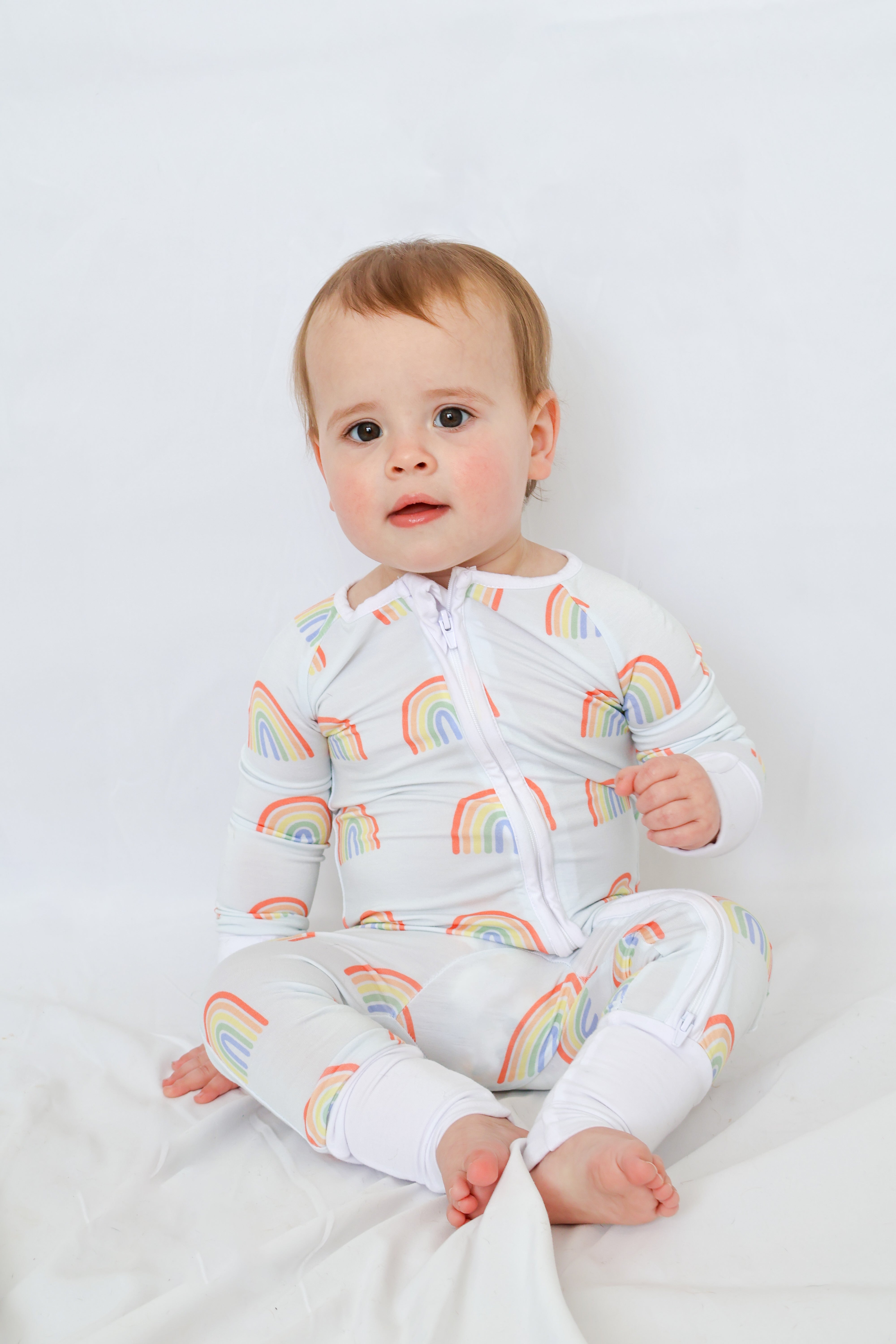 Rainbow Romper Baby - Aaria Tees Aaria Tees