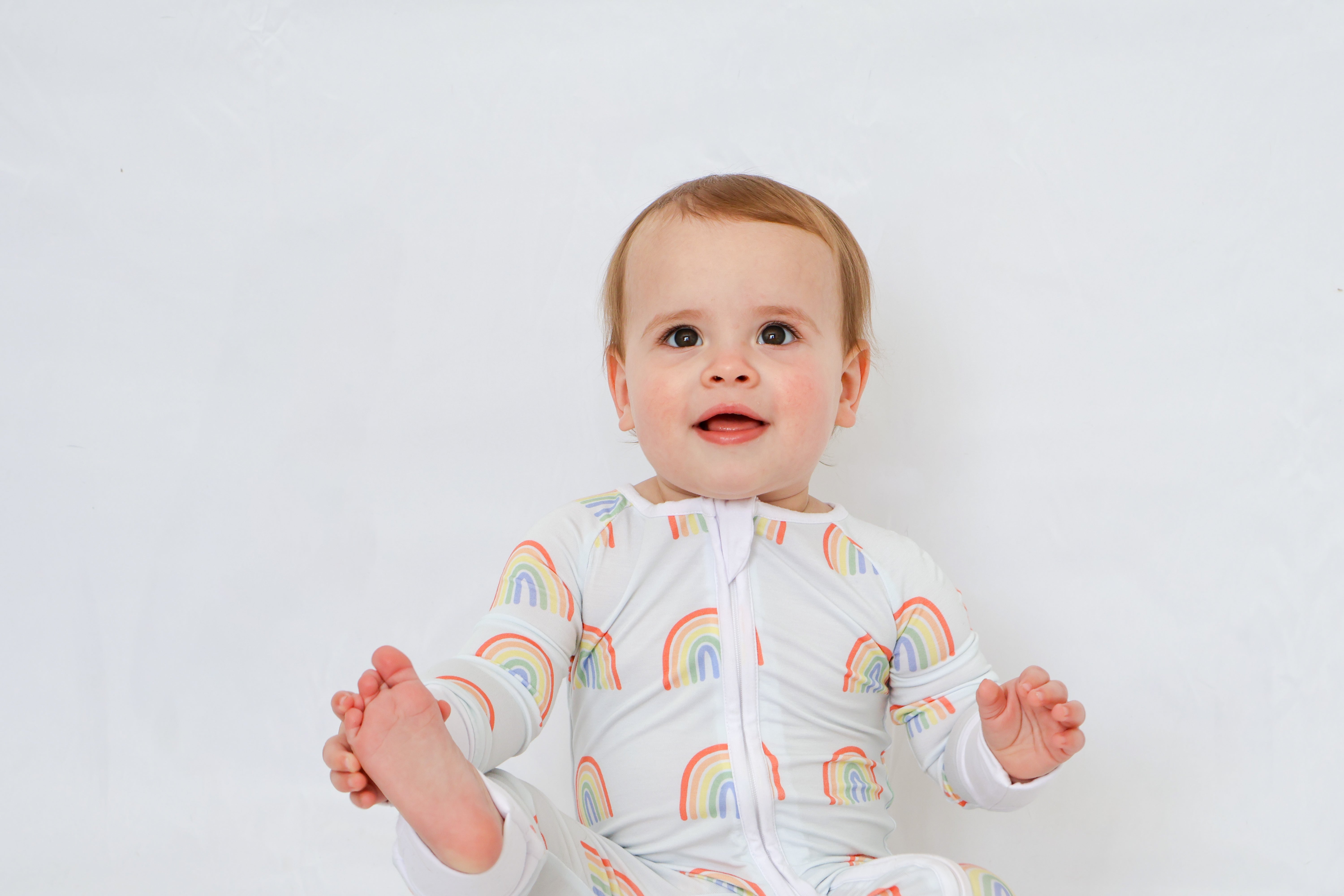 Rainbow Romper Baby - Aaria Tees Aaria Tees