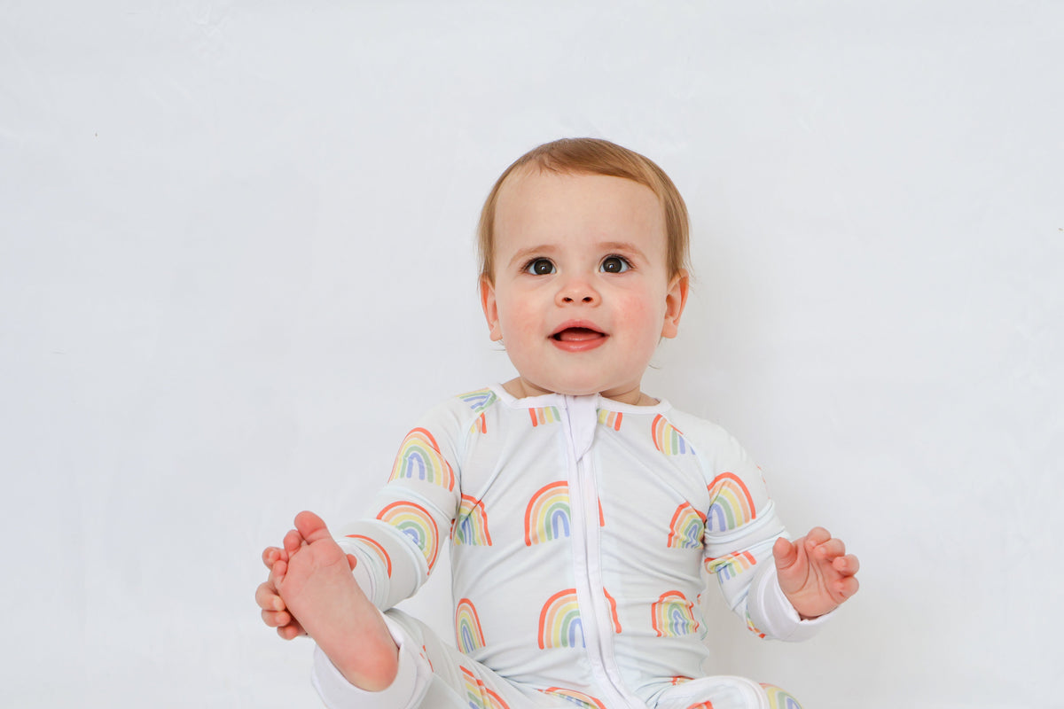 Rainbow Romper Baby - Aaria Tees