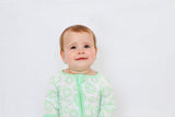 Baby Green Floral Romper - Aaria Tees Aaria Tees