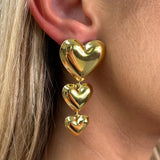 Tori Heart Drop Earring Aaria Tees