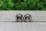 Western Bow Stud Earrings Aaria Tees