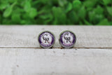 Colorado Rockies Baseball Stud Earrings Aaria Tees